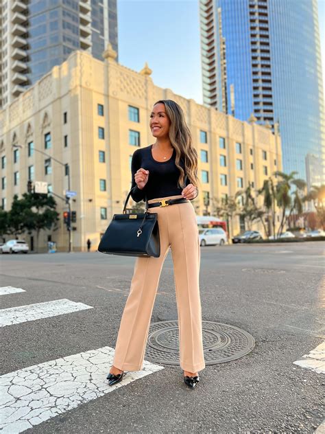 celine striped trousers dupe